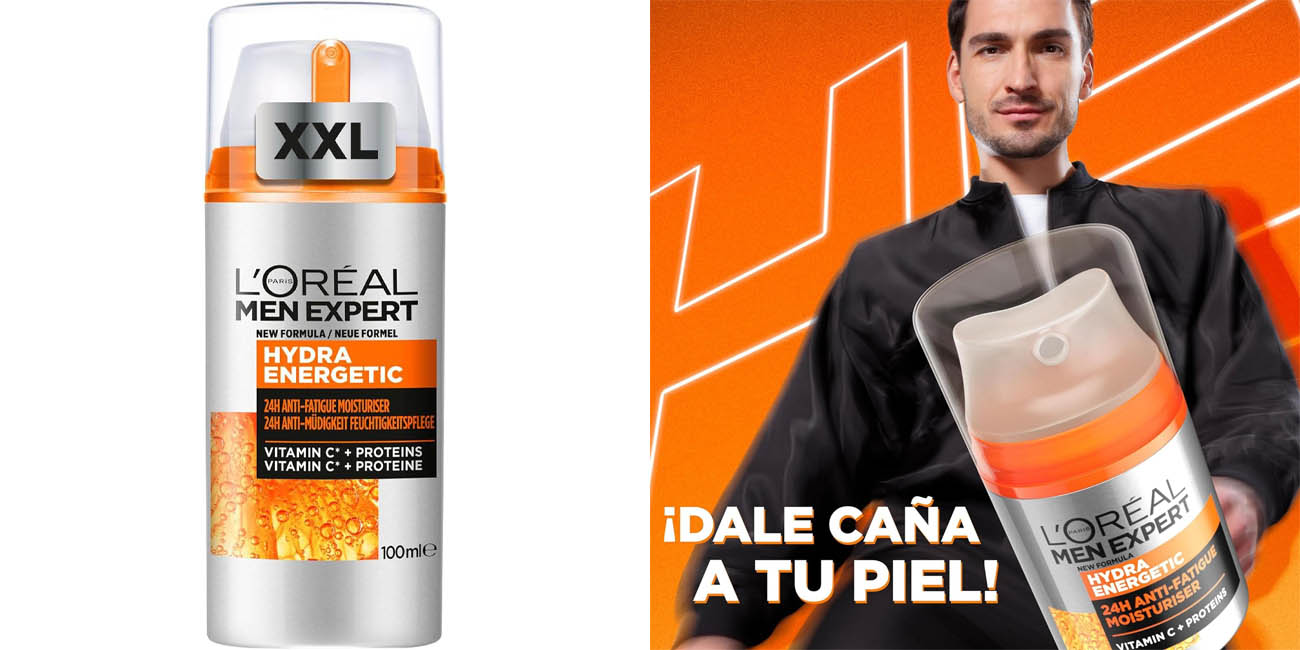 Chollo Crema hidratante L’Oreal Paris Men Expert Anti-Fatiga Hydra Energetic tamaño XXL de 100 ml para hombre por sólo 11,85€ (-20%)