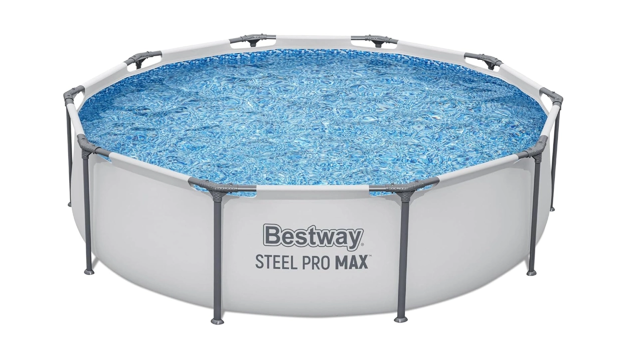 Diversión a lo bestia con Bestway Steel Pro MAX, la piscina fácil de montar y espaciosa (305 x 76 cm) por sólo 80,89€ (33% de descuento)