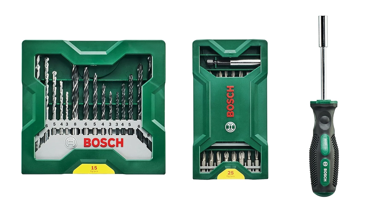 Chollo juego de 41 puntas y destornillador Bosch Mini X-Line por sólo 12,99€ (41% de descuento)