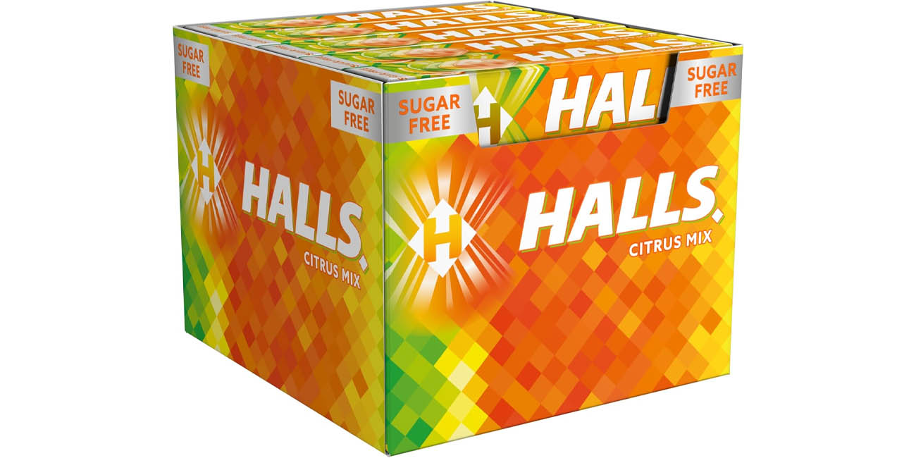 Chollo Pack x20 paquetes Caramelos Halls Cítricos Mix por sólo 13,06€ (-35%) ¡0,65€ cada paquete!