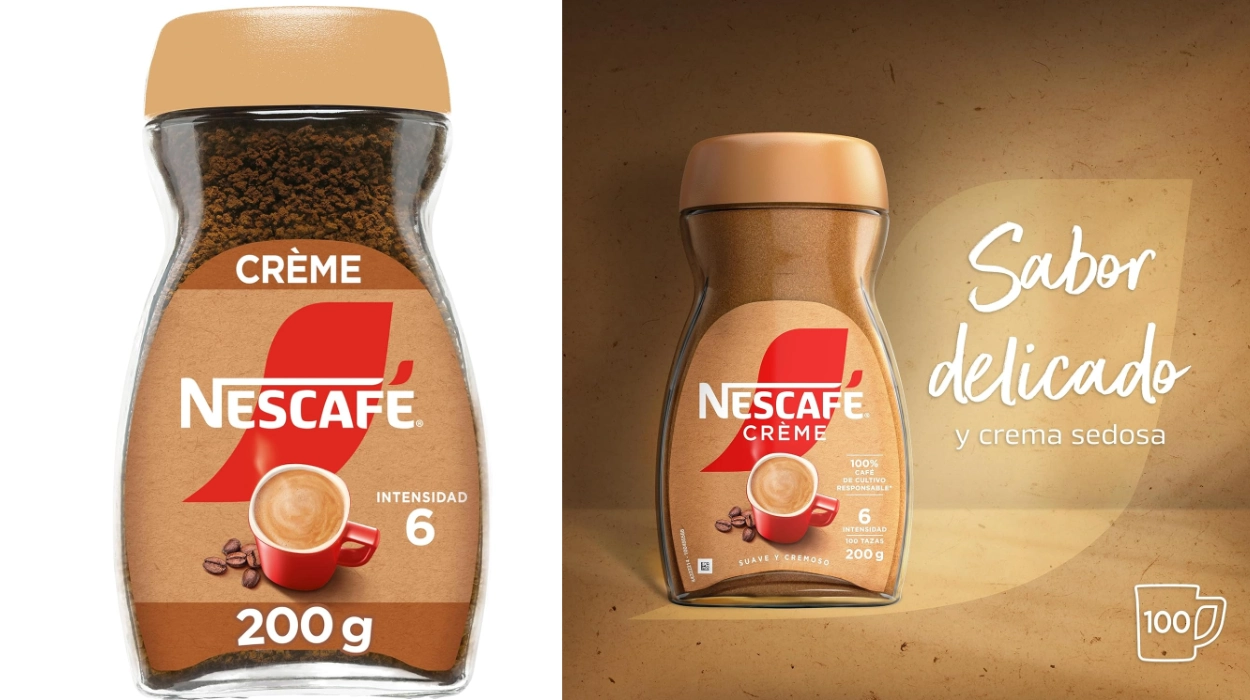 Café cremoso instantáneo NESCAFÉ CRÈME en frasco de vidrio de 200 g por sólo 5,91€ (15% de descuento)