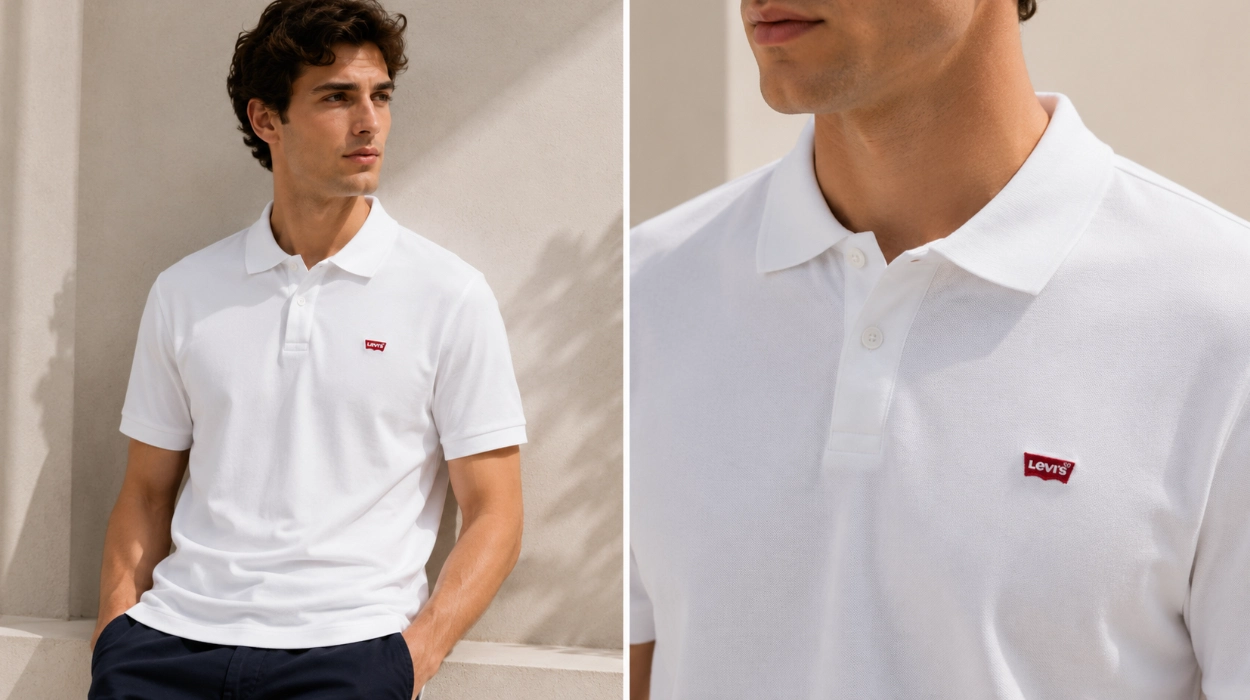 Chollo Polo blanco Levi’s Housemark para hombre por sólo 19,38€ con cupón (-50%) ¡Top ventas!