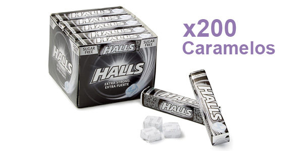 Chollo Caja x20 Paquetes de caramelos Halls Menta Fuerte sin azúcar por sólo 13,48€ (-33%) ¡0,67€ el paquete!