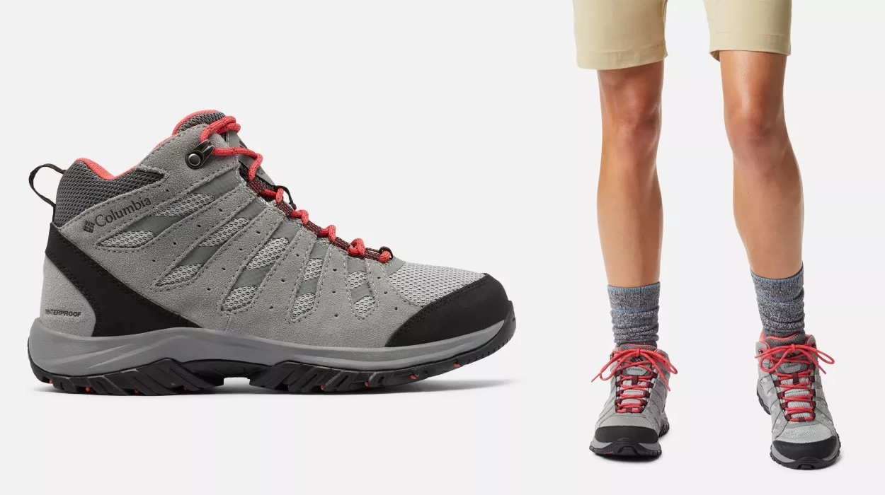 Las excelentes zapatillas Columbia Redmond III Mid para mujer bajan a precio MÍNIMO en color gris (-53%)