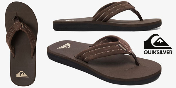 Chollo Sandalias Quiksilver Carver Suede para hombre por sólo 14,13€ (-53%)