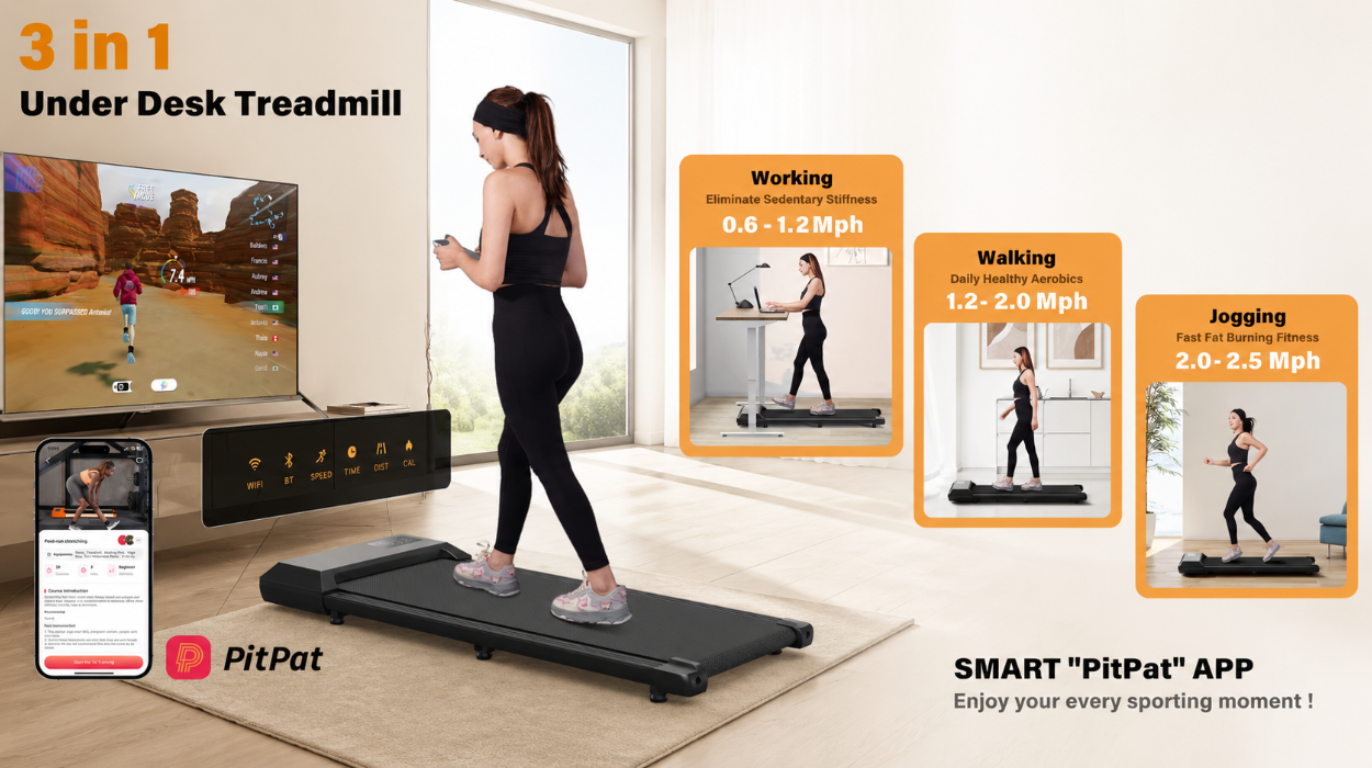 Cinta de correr 2,5 HP para tu casa u oficina: compacta y antideslizante por sólo 62,61€ con cupón y envío gratis (-78%)