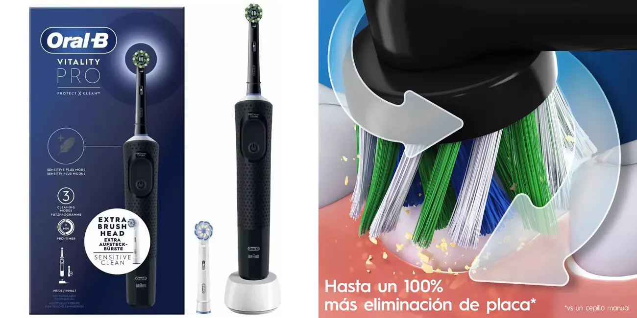 Chollo Cepillo de dientes eléctrico Oral-B Vitality Pro por sólo 16,99€ con cupón y envío gratis (-51%)