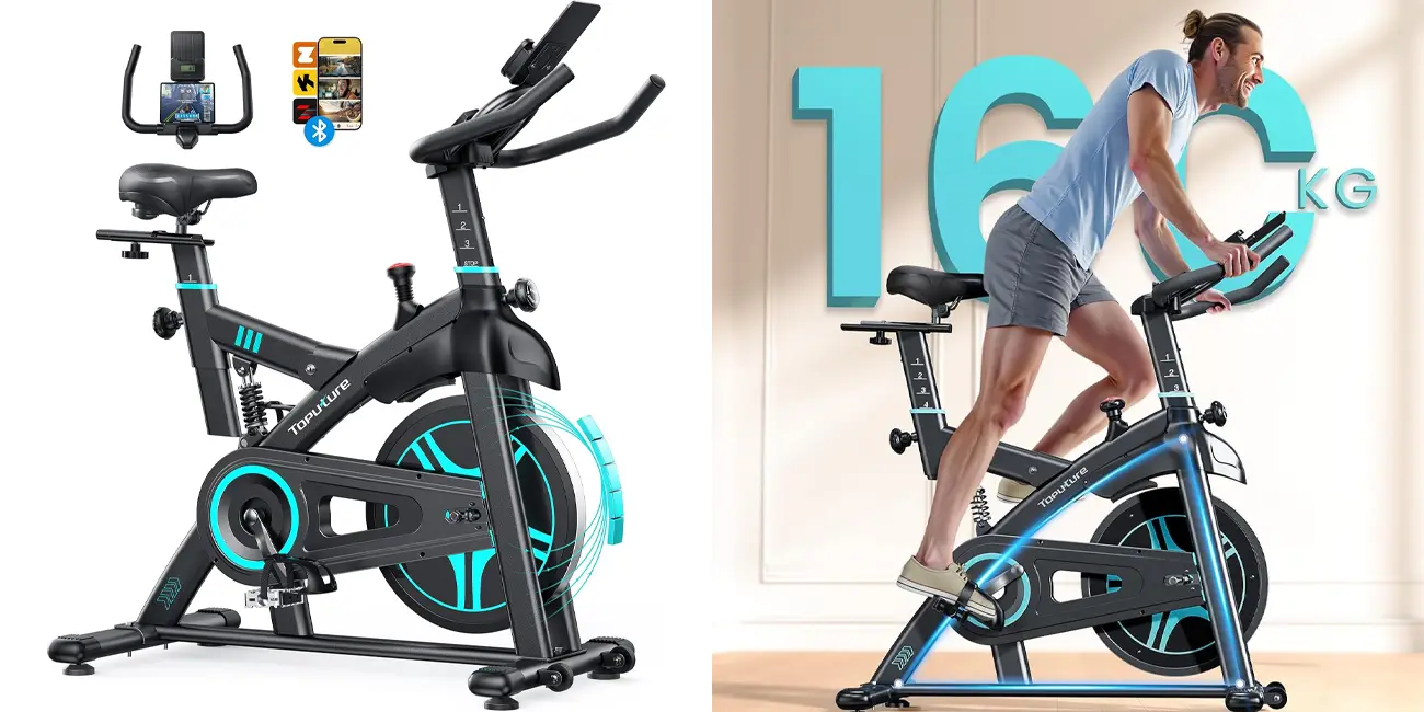 Chollo Bicicleta estática Toputure con volante de 15 kg por sólo 178,64€ y envío gratis con doble cupón (-38%)