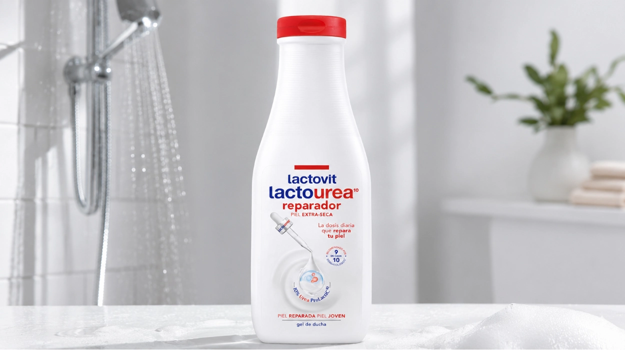 Chollo Pack x2 Gel de ducha Lactovit Reparador Lactourea de 550 ml por sólo 3,62€ con descuento (-37%) ¡1,81€ cada uno!