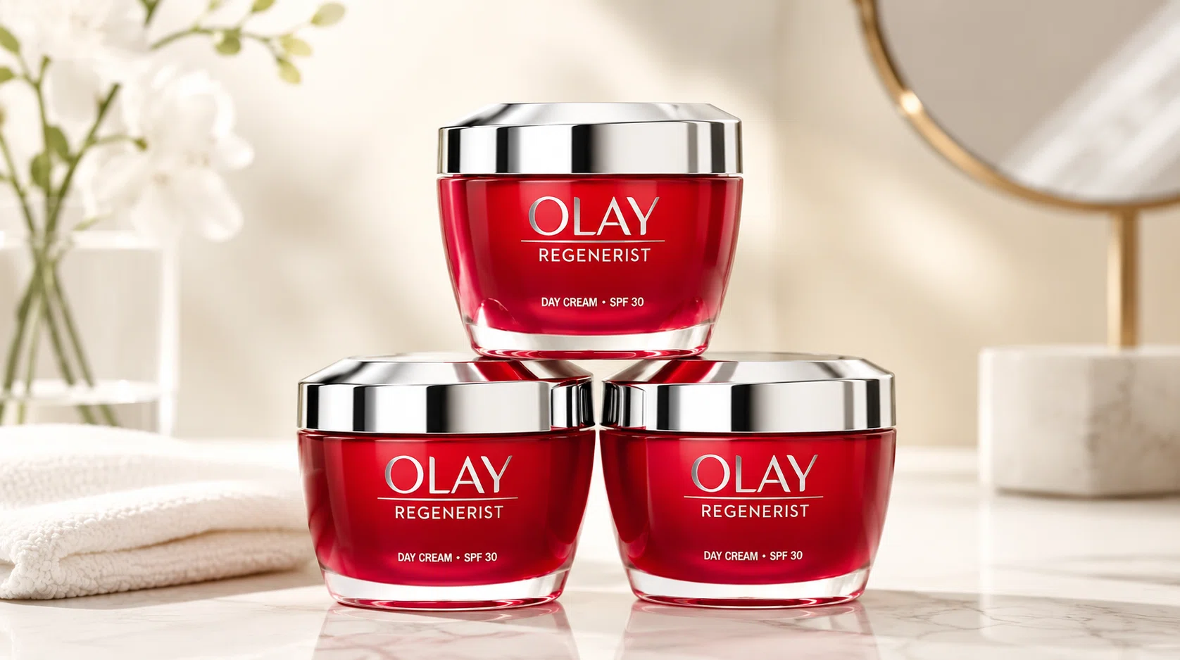 Pack x3 Crema facial de día Olay Regenerist con SPF 30, vitamina B3 y niacinamida por sólo 30€ con envío gratis (-67%)