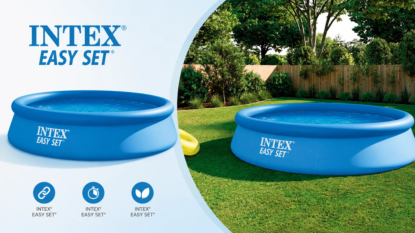 Diversión para toda la familia: Piscina hinchable Intex de 366 x 76 cm para 5 personas y 5.621 litros por sólo 49,84€ con envío gratis (-29%)