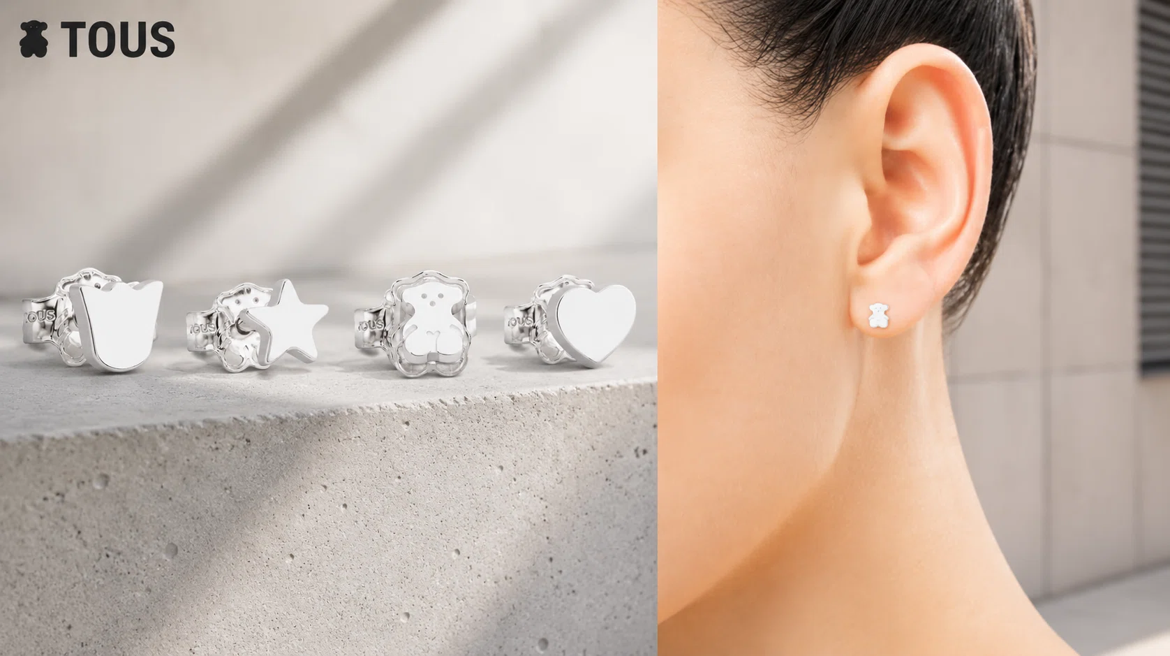 Pendientes minimalistas TOUS Sweet Dolls: pack de 4 con motivos atemporales en plata por sólo 52€ con envío gratis (-20%)