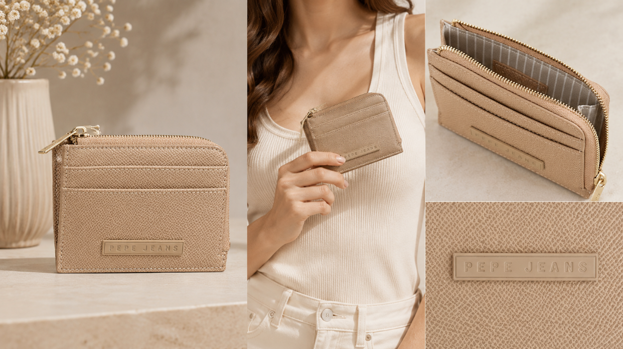 Llévalo a todas partes: monedero compacto Pepe Jeans Elia con protección RFID por sólo 13,98€ (-53%)