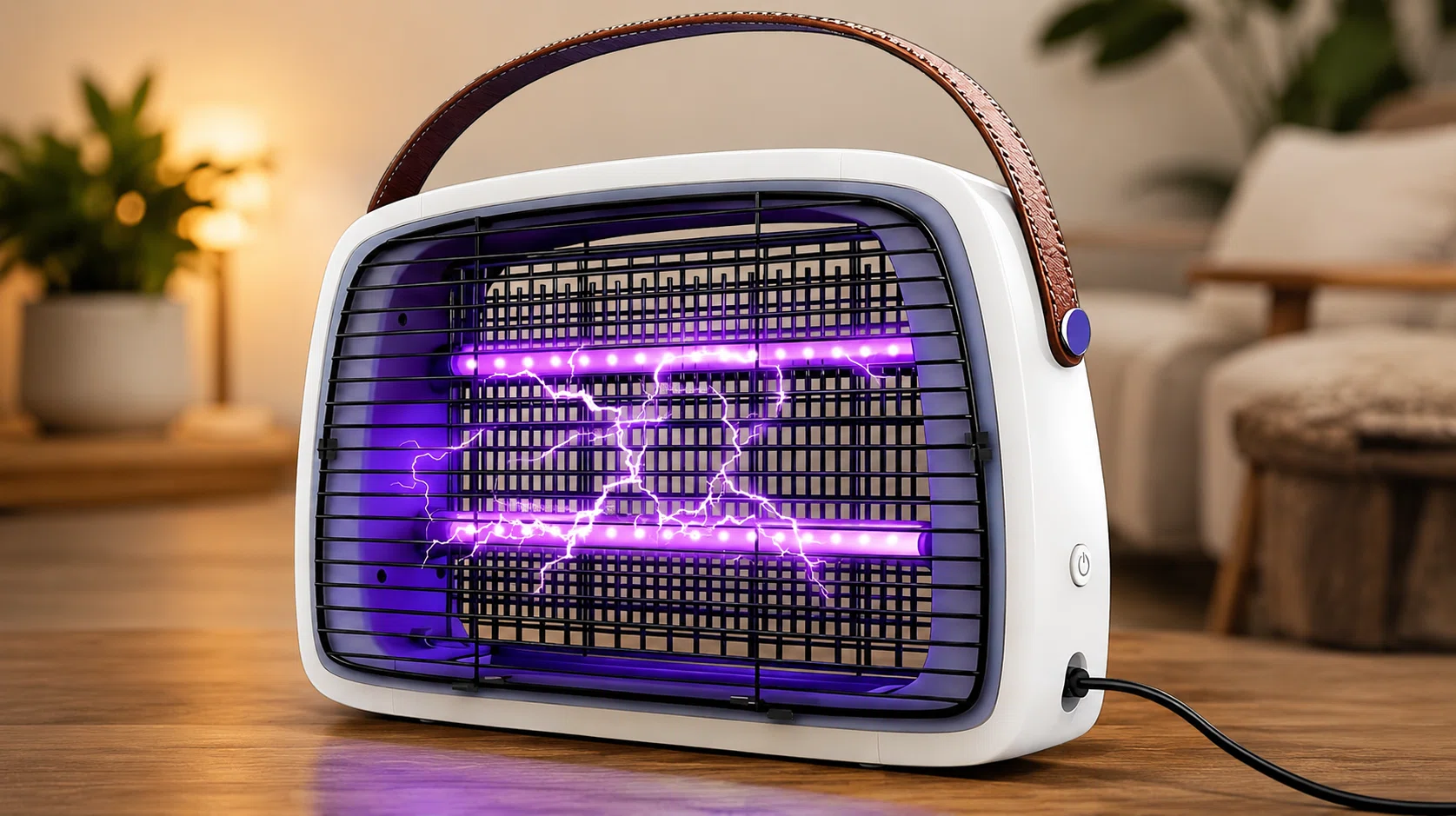 Lámpara antimosquitos eléctrica con LEDs UVA de 3800V para interiores por sólo 31,58€ con envío gratis (-21%)