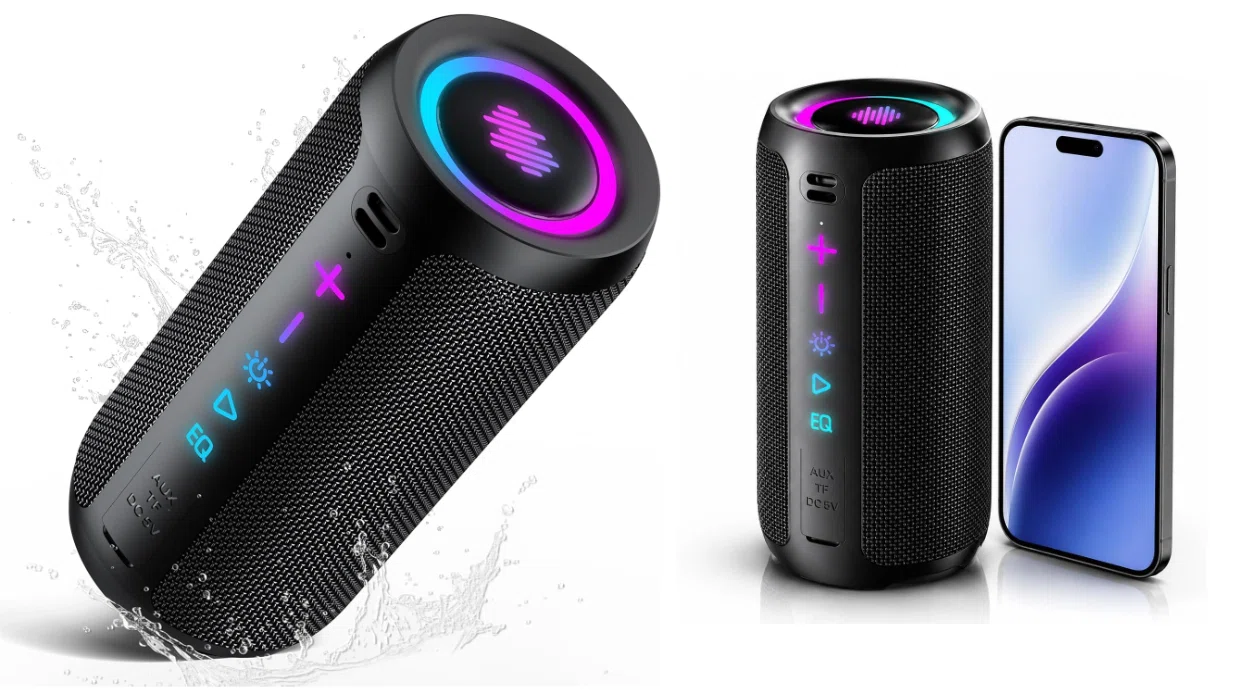 Disfruta de 24h de música en cualquier parte con el altavoz Bluetooth TIMU 5.4, 25W y 8 modos RGB por sólo 29,74€ con cupón y envío gratis (-70%)