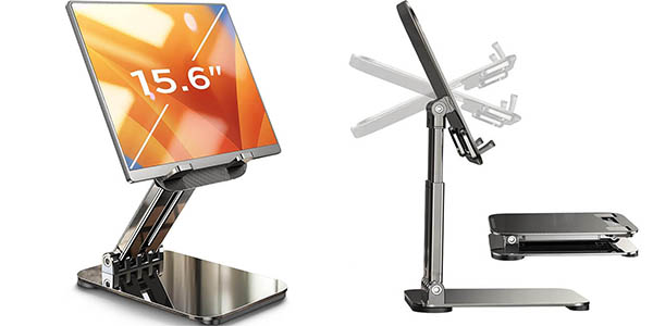 Chollo Soporte elevable plegable y estable multiposición LISEN para tablet o monitor por sólo 15,29€ con cupón (43% de descuento)