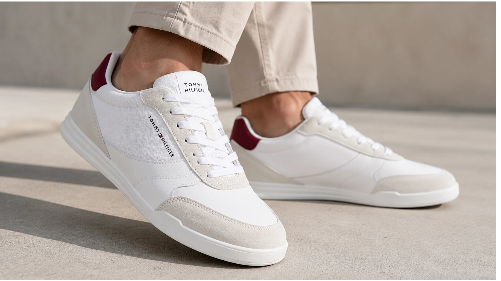 Chollo Zapatillas de piel Tommy Hilfiger Lopro Cup Mix para hombre por sólo 49,95€ con envío gratis (50% de descuento)