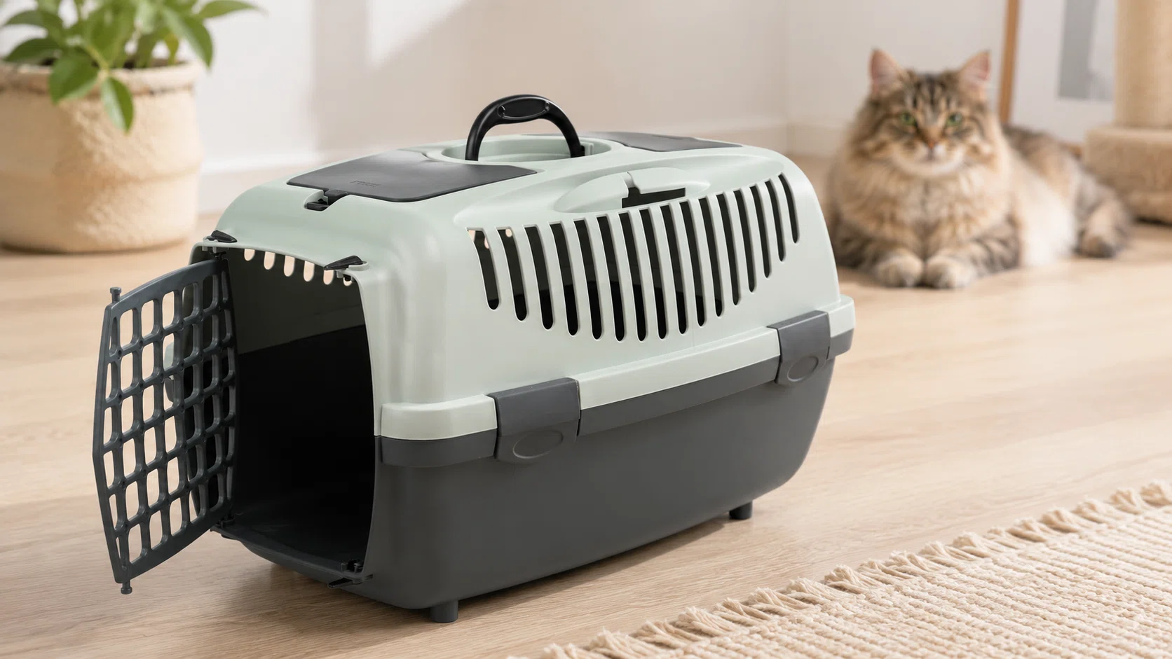 Transportín Trixie Be Eco Capri 1 para perros y gatos, talla XS, diseño sostenible y práctico por sólo 9,99€ (-50%)