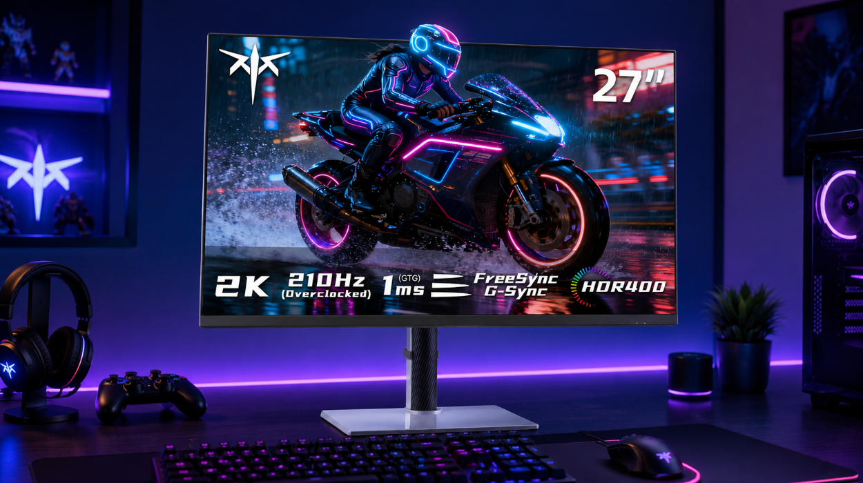Monitor gaming KTC de 27″ con 210Hz, 1ms GTG y Adaptive Sync por sólo 151,99€ con envío gratis (-11%)