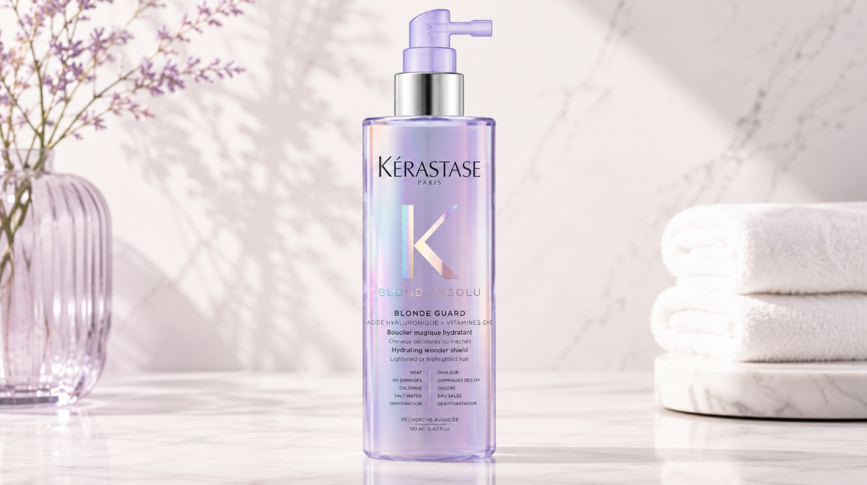 Escudo protector en spray Kérastase Blonde Guard, hidrata y suaviza el cabello rubio por sólo 14,95€ (-49%)