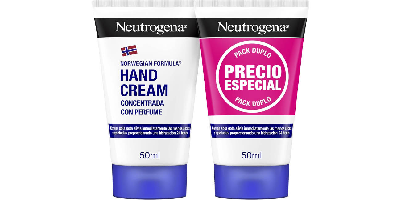 Chollo Pack 2x Crema de manos Neutrogena concentrada con perfume por sólo 5,59€ con cupón (-44%)