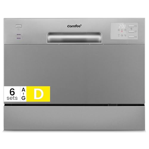 Ideal para cocinas pequeñas: Lavavajillas compacto COMFEE’ con 6 programas y pantalla LED por sólo 219,99€ con envío gratis (-15%)