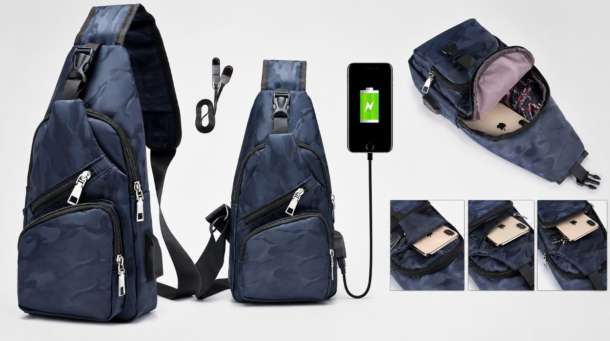 Ciclismo, senderismo o viaje: lleva todo y carga tu móvil con esta bolsa cruzada Flintronic por sólo 13,99€ (-22%)
