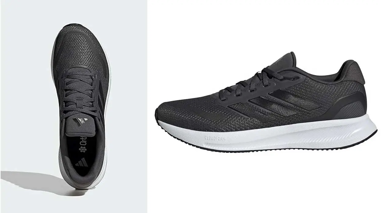 Chollo Zapatillas Adidas Runfalcon 5 negras para hombre por sólo 33,99€ con envío gratis (-43%)