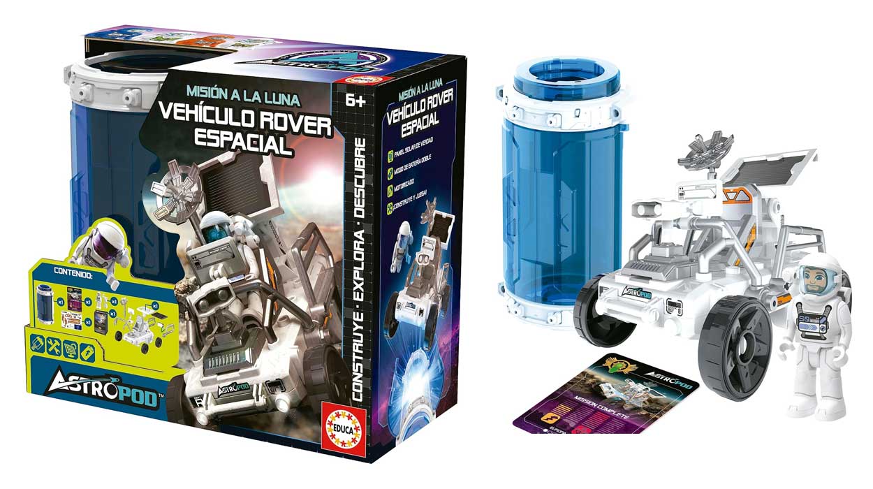 Chollo Juguete de construcción Misión a la Luna: Vehículo Rover Espacial de Educa por sólo 7,48€ (63%)