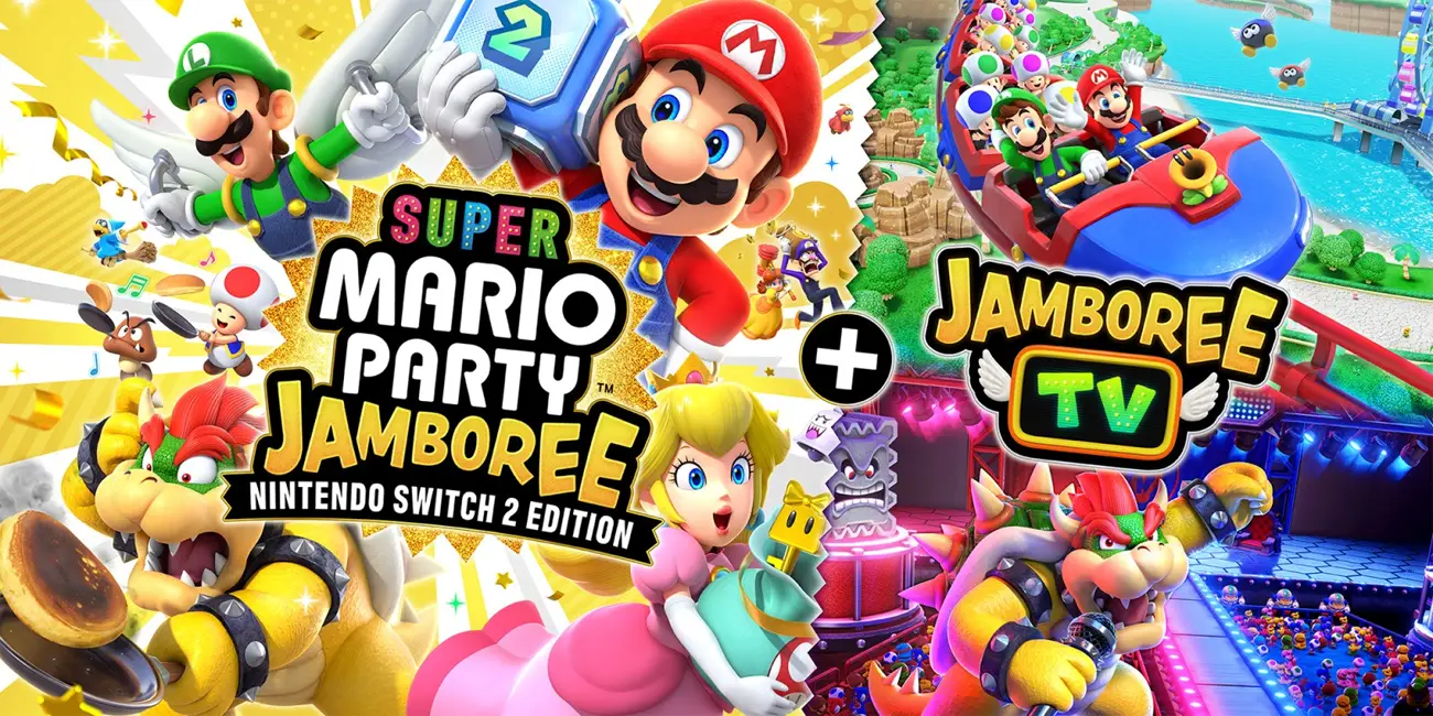 Chollo Super Mario Party Jamboree ＋ Jamboree TV para Switch 2 por 59,84€ con cupón y envío gratis (-26%)