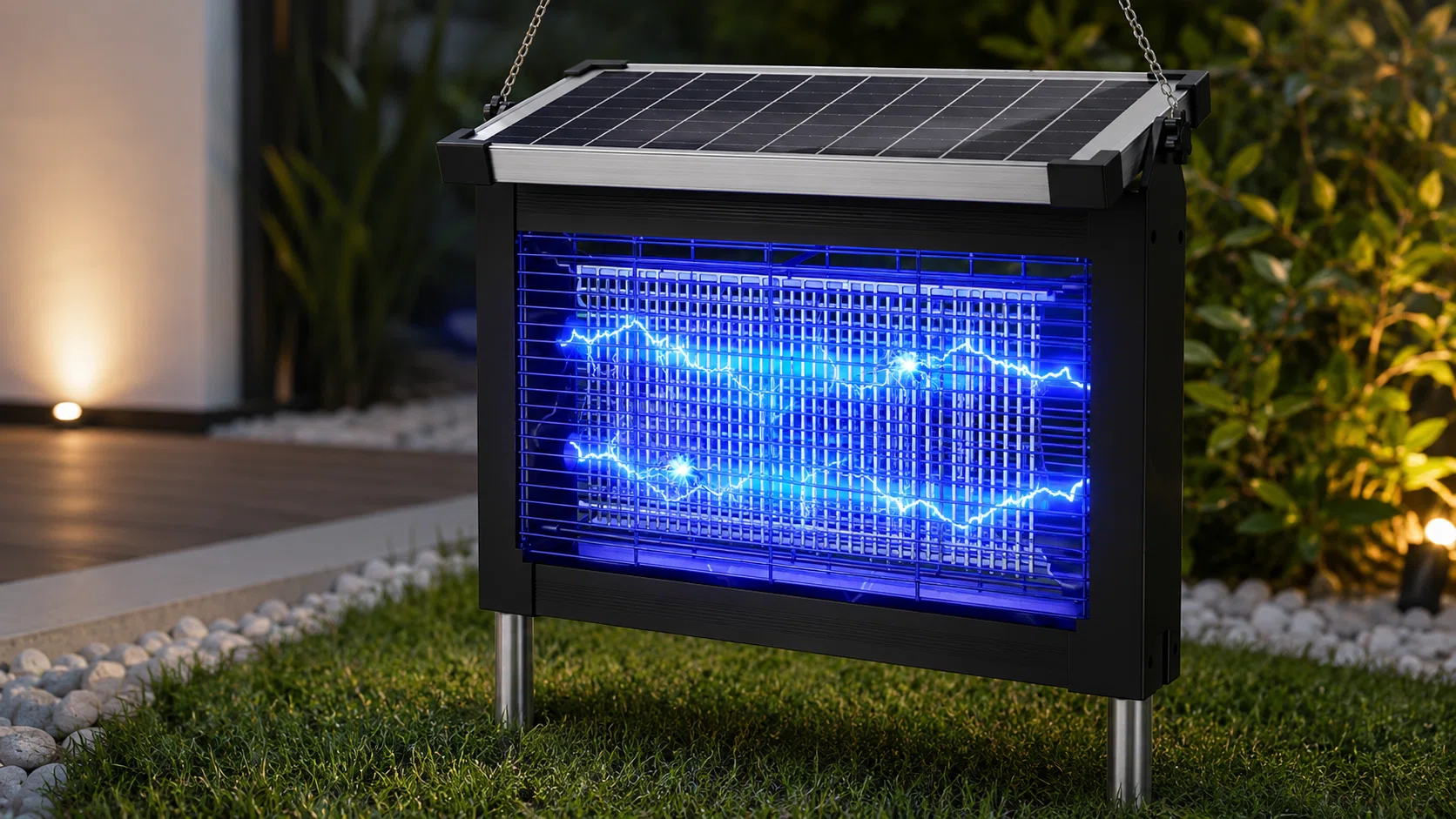 Lámpara antimosquitos solar Anysun con batería 4000mAh, USB-C y sensor crepuscular para exteriores por sólo 65,99€ con envío gratis (-23%)