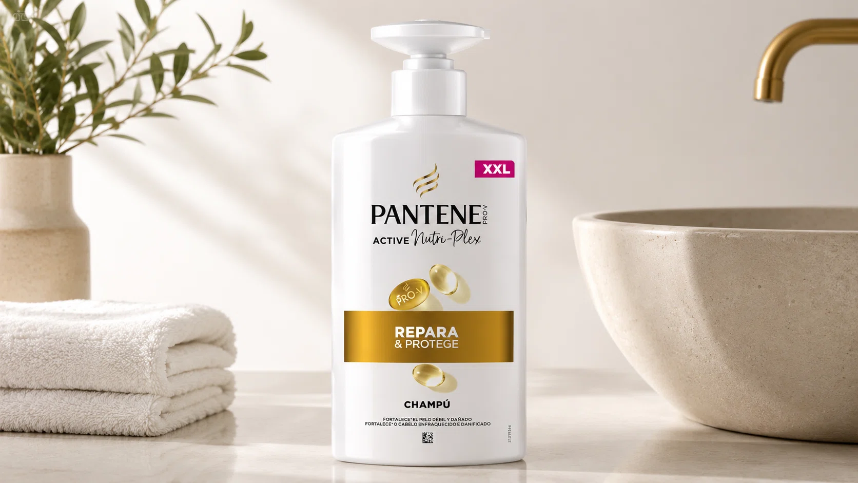 Pack x3 Pantene Pro-V Repara y Protege Champú Active Nutri-Plex de 1L para pelo seco y dañado con 3×2 por sólo 19,90€ (-49%)