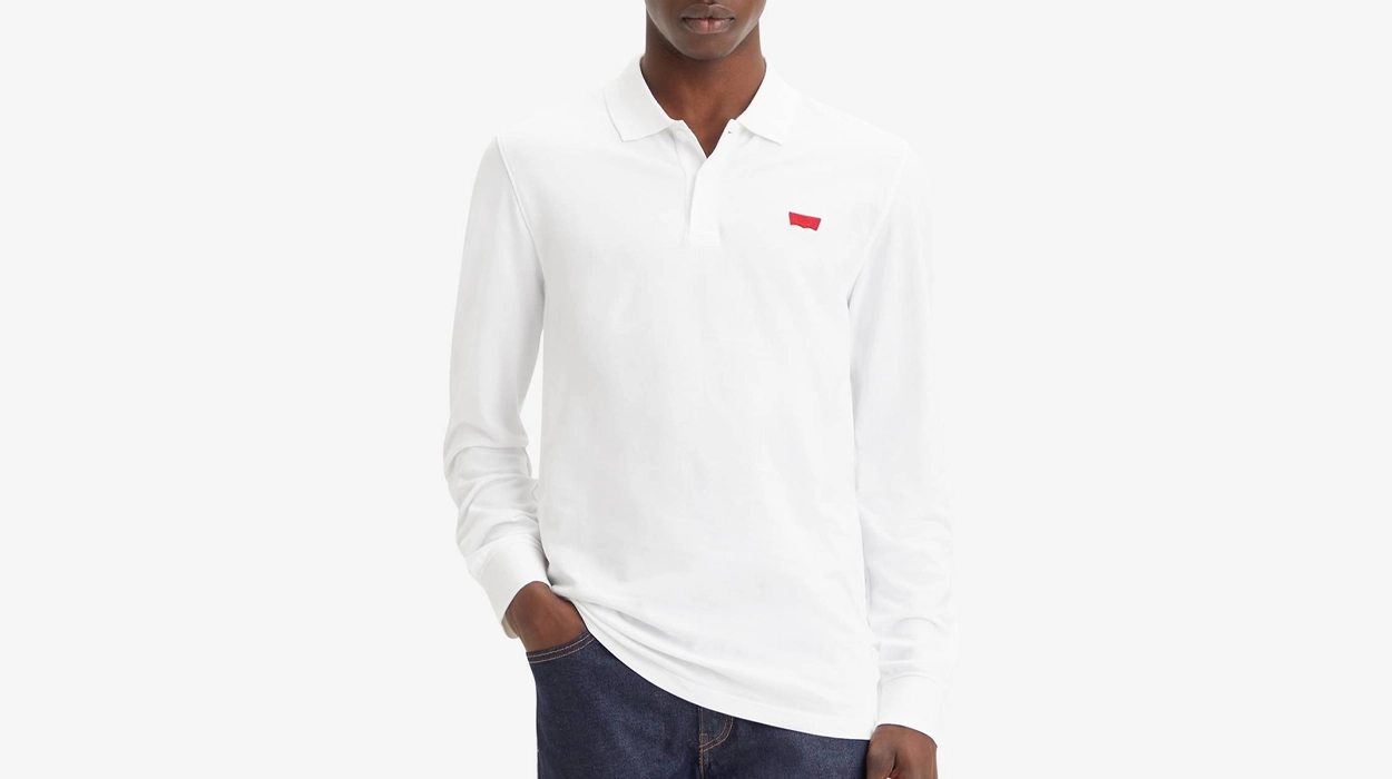 Estos polos Levi’s Slim Housemark de manga larga te solucionan los looks arreglados de entretiempo y hoy están rebajados con un 41% de descuento
