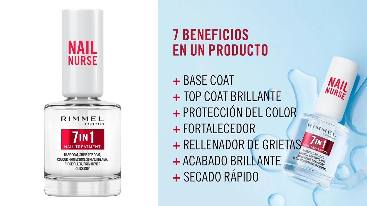 No baja de los 6€ en tiendas pero hoy puedes comprar este famoso tratamiento de uñas de Rimmel por menos de 3€ en Amazon