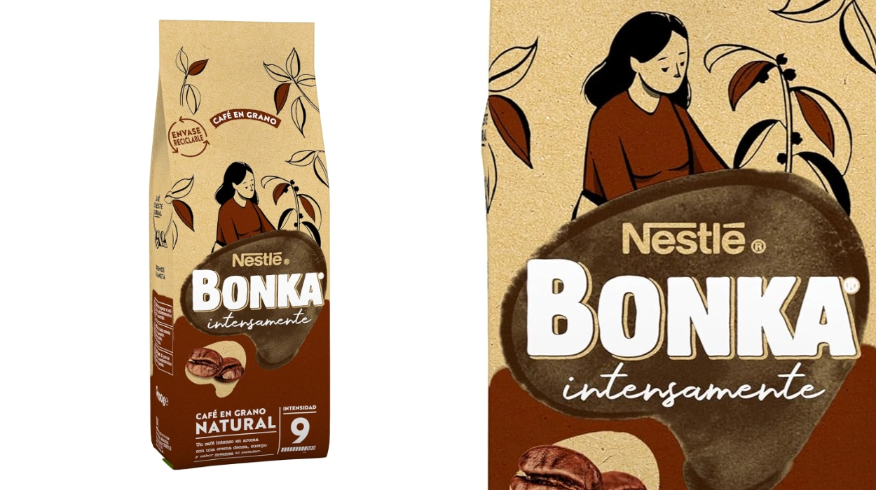 Pack x 3 Bonka Café en grano natural de 500 g: tostado, intensidad 9/12 y agricultura sostenible por sólo 17,90€ con 3×2 (-33%)