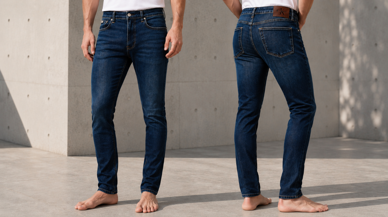 Vaqueros Calvin Klein Skinny Oil Slick en denim elástico para hombre por sólo 59,95€ con envío gratis (-40%)