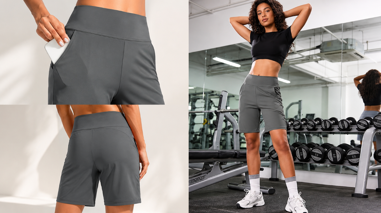Confort y secado rápido: pantalones cortos deportivos Litherday para mujer, con cintura alta y bolsillos por sólo 19,99€ (-20%)