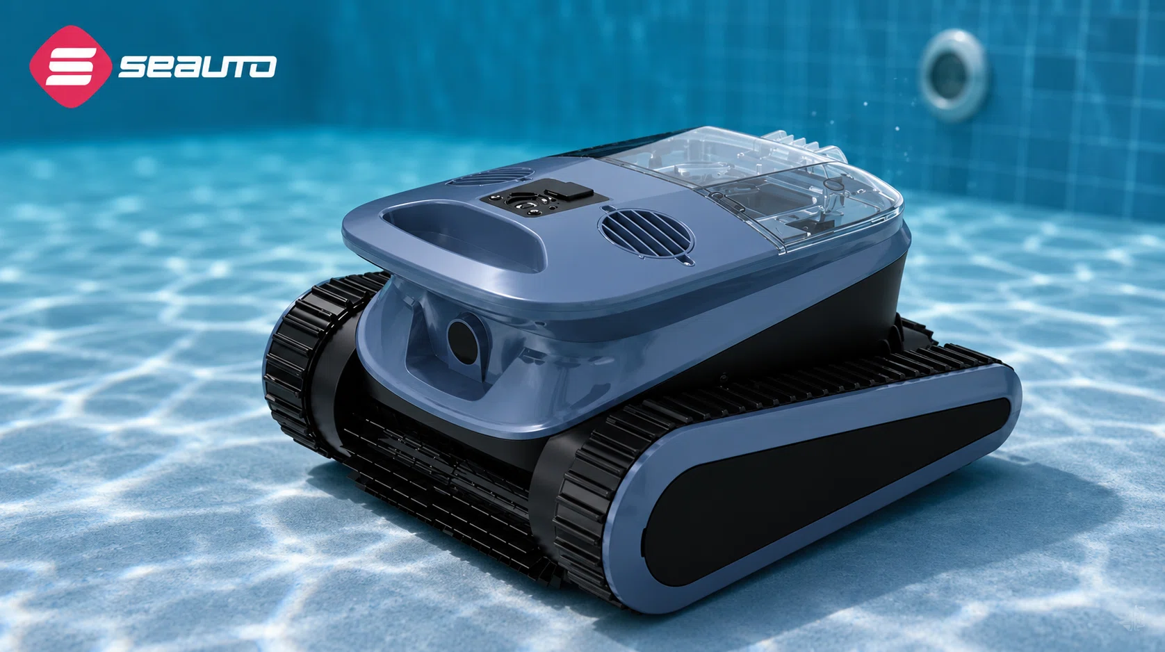 Piscina limpia sin esfuerzo todos los días con el robot Seauto SAT 40: 240 minutos de autonomía y navegación IA por sólo 272,72€ con cupón y envío gratis (-64%)