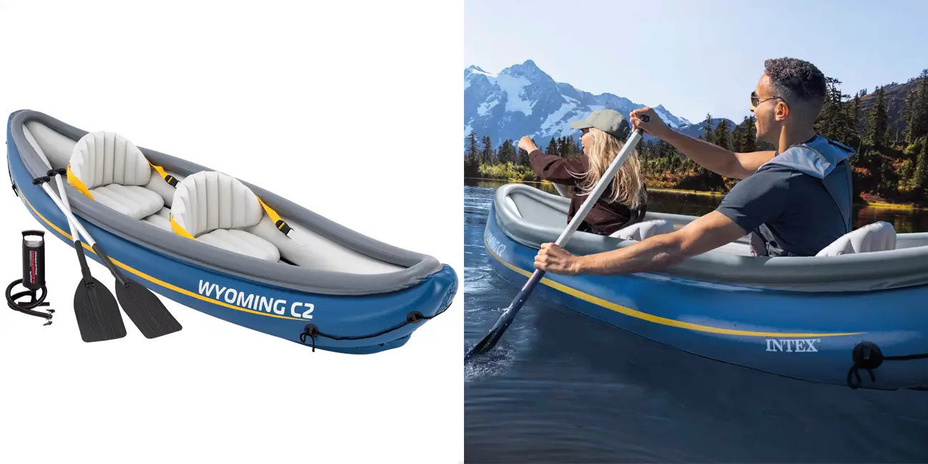 Chollo Kayak hinchable Intex Wyoming C2 por solo 90,05€ con cupón y envío gratis (-44%)