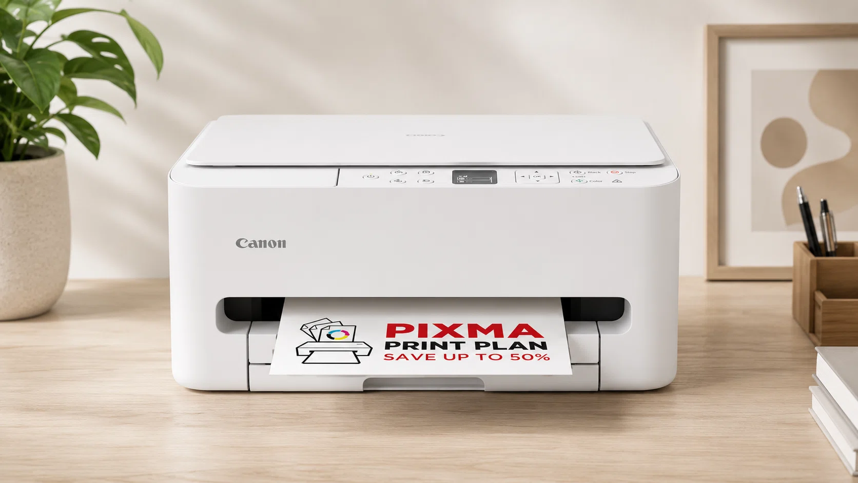 Impresora Canon TS6550I: impresión inalámbrica fácil desde el móvil con pantalla OLED y Wi-Fi por sólo 59€ con envío gratis (-35%)