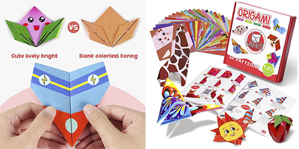 Chollo Kit de origami infantil Gamenote con 120 hojas por sólo 13,99€ (46%) ¡Top ventas!