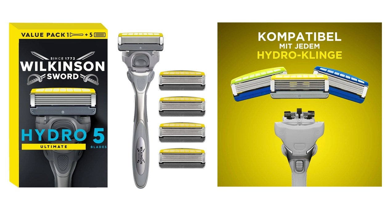 Chollo Pack Wilkinson Sword Hydro 5 Skin Protection Advanced maquinilla + 5 recambios por sólo 9,38€ (-45%)