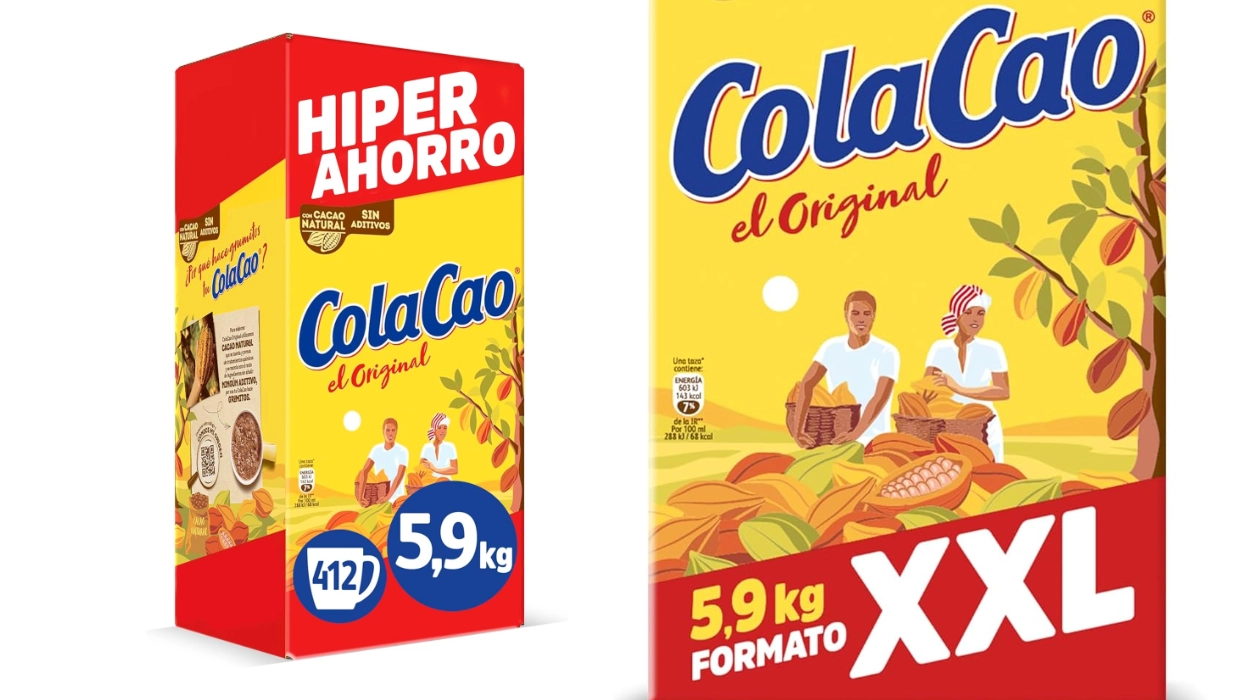 Chollo Pack XXL ColaCao 5,9 kg por sólo 28,09€ (-24%) ¡4,76€ el kg!