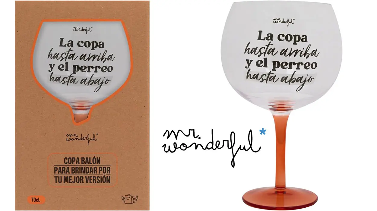 ¿Fiestas en casa? ¡No te quedes sin la copa de balón Mr. Wonderful que lo peta!