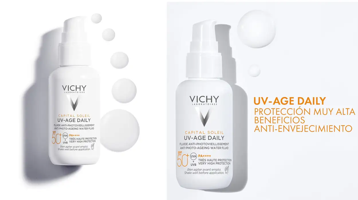 Chollo Líquido fotoprotector Vichy UV-Age Capital Soleil SPF50+ por sólo 18,90€ (-40%)