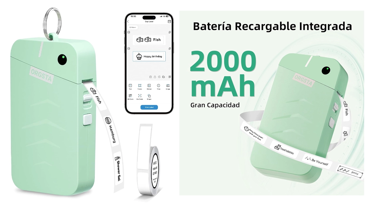 Hoy puedes cazar la etiquetadora térmica portátil que más vende en Amazon por sólo 17,99 euros (y la usarás para todo)
