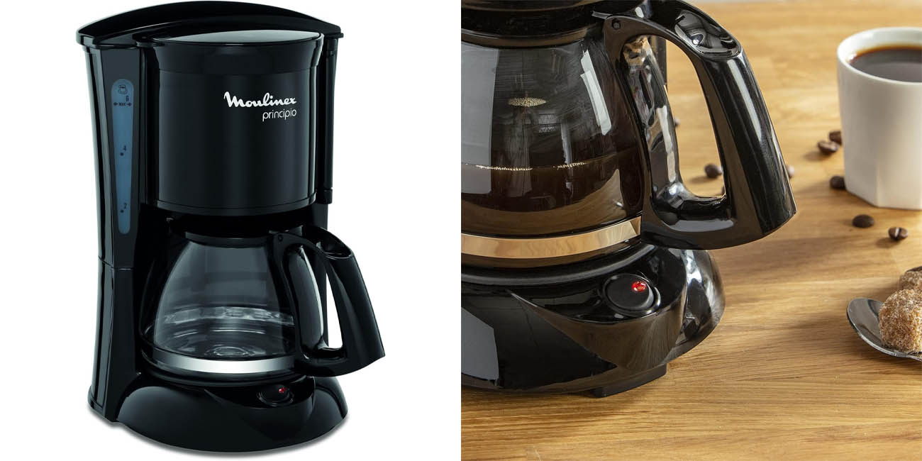 Chollo Cafetera de filtro Moulinex Principio FG1528 por sólo 22,99€ (34% de descuento)
