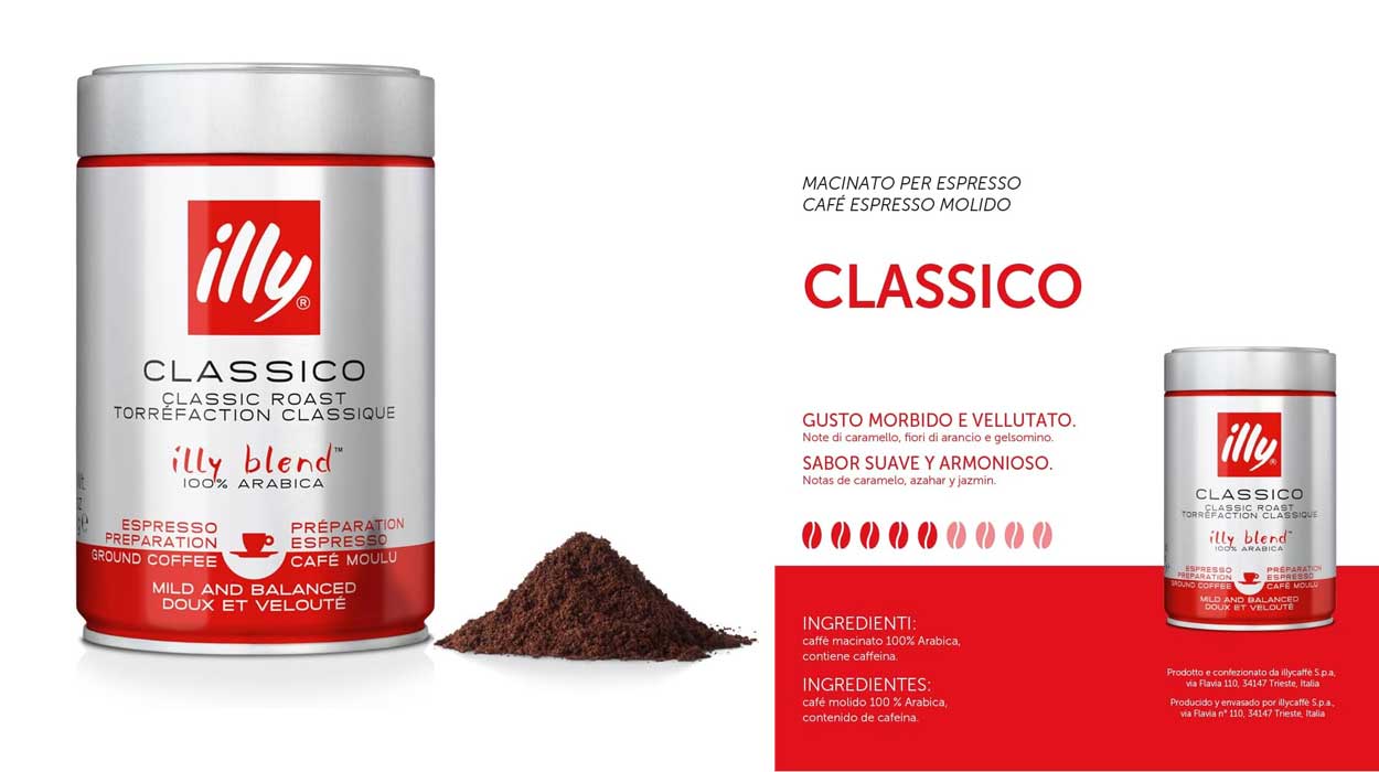 Chollo Café molido illy Tueste Clásico 100% Arábica en lata de 250 g por sólo 6,62€ con descuento (-22%)