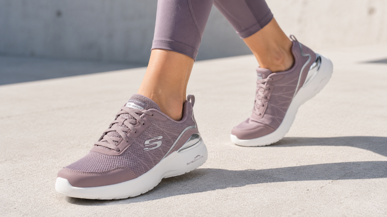 Adiós a las molestias: tus pies felices con las Skechers Skech-Air Dynamight Halcyon para mujer por sólo 42,99€ con envío gratis (-43%)