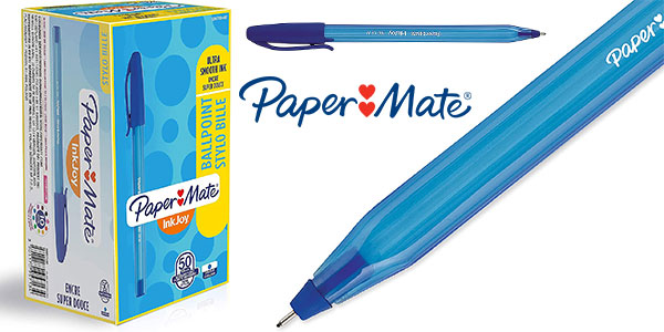 Chollo Pack de 50 bolígrafos Paper Mate InkJoy por sólo 12,09€ (-63%)